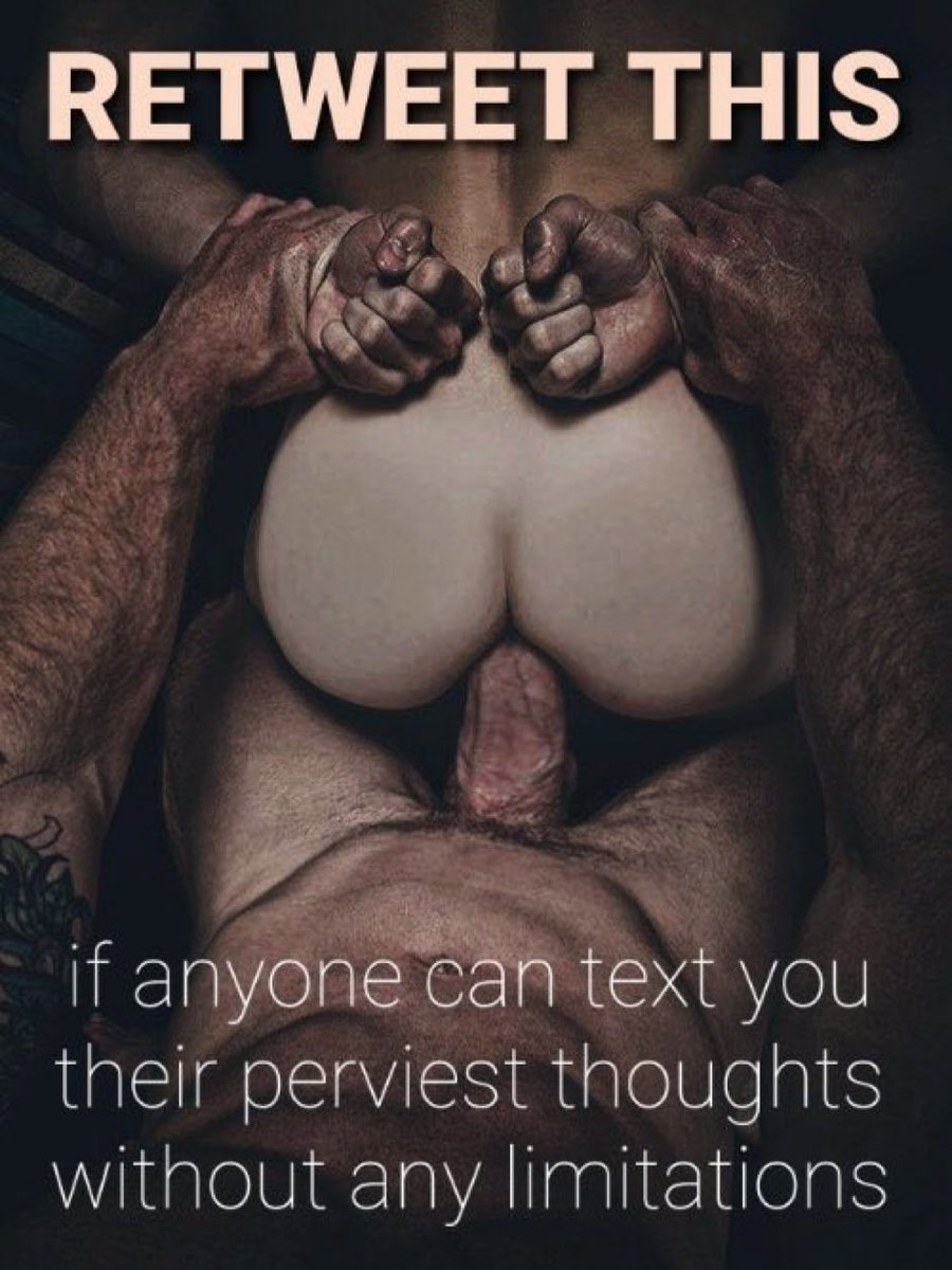 I know you all have perverted minds on my page. Retweet this and let your followers tell you all their perverted thoughts #horny #nsfw #nsfwtw #nsfwtwt #nsfw_twt #olderman #oldermen #freeuse #cnc #breedingkink #slut #daddydom #agegap