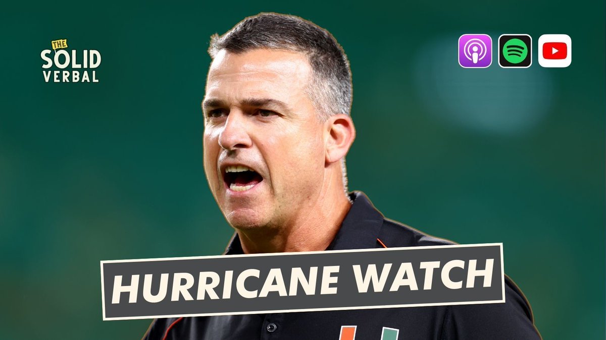 The Solid Verbal College Football Podcast (@solidverbal) on Twitter photo π¨ LET'S TALK CANES
<a href="/Manny_Navarro/">Manny Navarro</a> joins to break down where the Miami Hurricanes stand going into 2025:
β Can the defense bounce back?
β What to expect with Carson Beck at QB
β What needs to happen for "The U" to truly be back?
π§ LISTEN: buff.ly/LZbKcOv
#cfb #miami π¨ LET'S TALK CANES
<a href="/Manny_Navarro/">Manny Navarro</a> joins to break down where the Miami Hurricanes stand going into 2025:
β Can the defense bounce back?
β What to expect with Carson Beck at QB
β What needs to happen for "The U" to truly be back?
π§ LISTEN: buff.ly/LZbKcOv
#cfb #miami