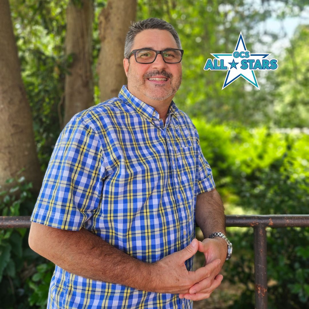 GCSchoolsNC's tweet photo. #GCSAllStars | Joe Henzler is a social studies teacher at Kiser Middle with the All-Star ability to impact his students positively through instruction.π
To nominate your #GCSAllStar, visit: https://t.co/XoU5GfklJv https://t.co/xNEgWg8nOy