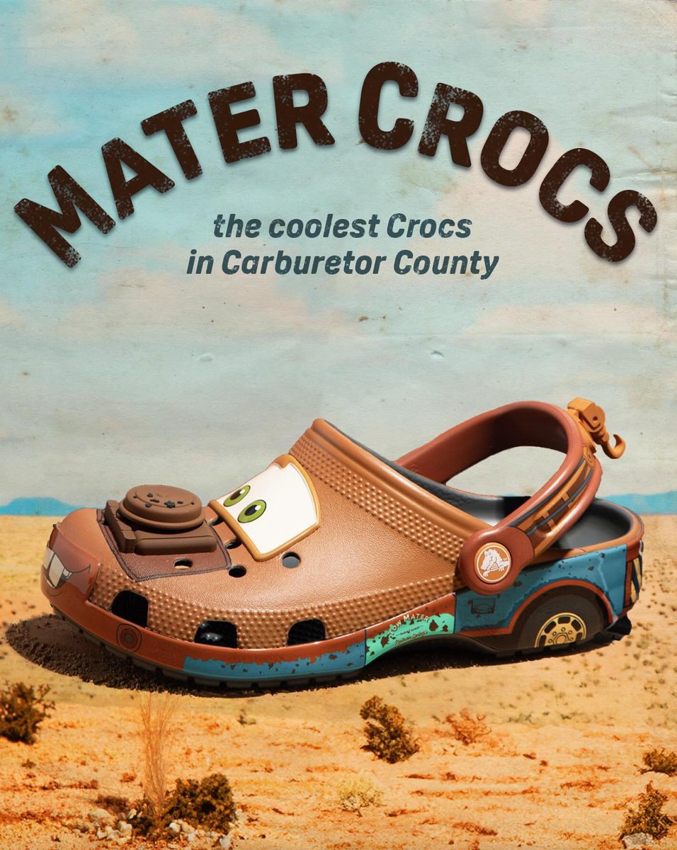 SOLELINKS's tweet image. Ad: RESTOCK LIVE

Disney Pixar Cars x Crocs Classic Clog 'Mater
Adult:bit.ly/3M70r9D
Kids:bit.ly/3FkH5tP
Toddler:bit.ly/45I8HEc

Lightning McQueen x Crocs Classic Clogs
Adult:bit.ly/46bpKzt
Kids:bit.ly/3OAfbyh…
