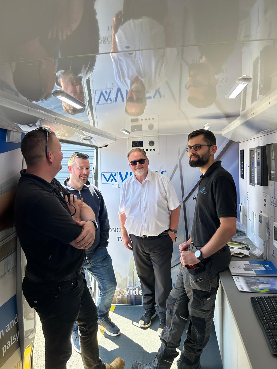 VidexSecurity's tweet photo. What a busy day at @ADIGlobalDist #Nottingham! 

Great to chat with so many of you about our latest intercom &amp; #accesscontrol systems 😀

Thanks to everyone who dropped by and to the ADI team for having us!

#Videx #AccessControl #Nottingham #DemoDay #ADI #DoorEntry https://t.co/G74a23qFhF