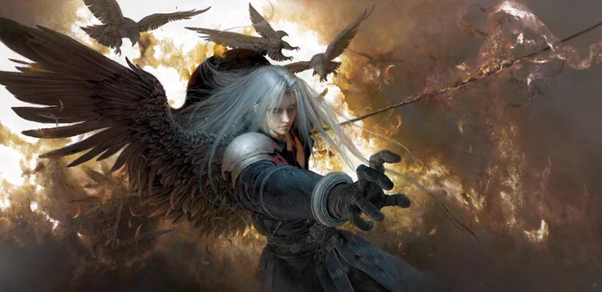 Fan art | Final Fantasy VII - Sephiroth Artist: