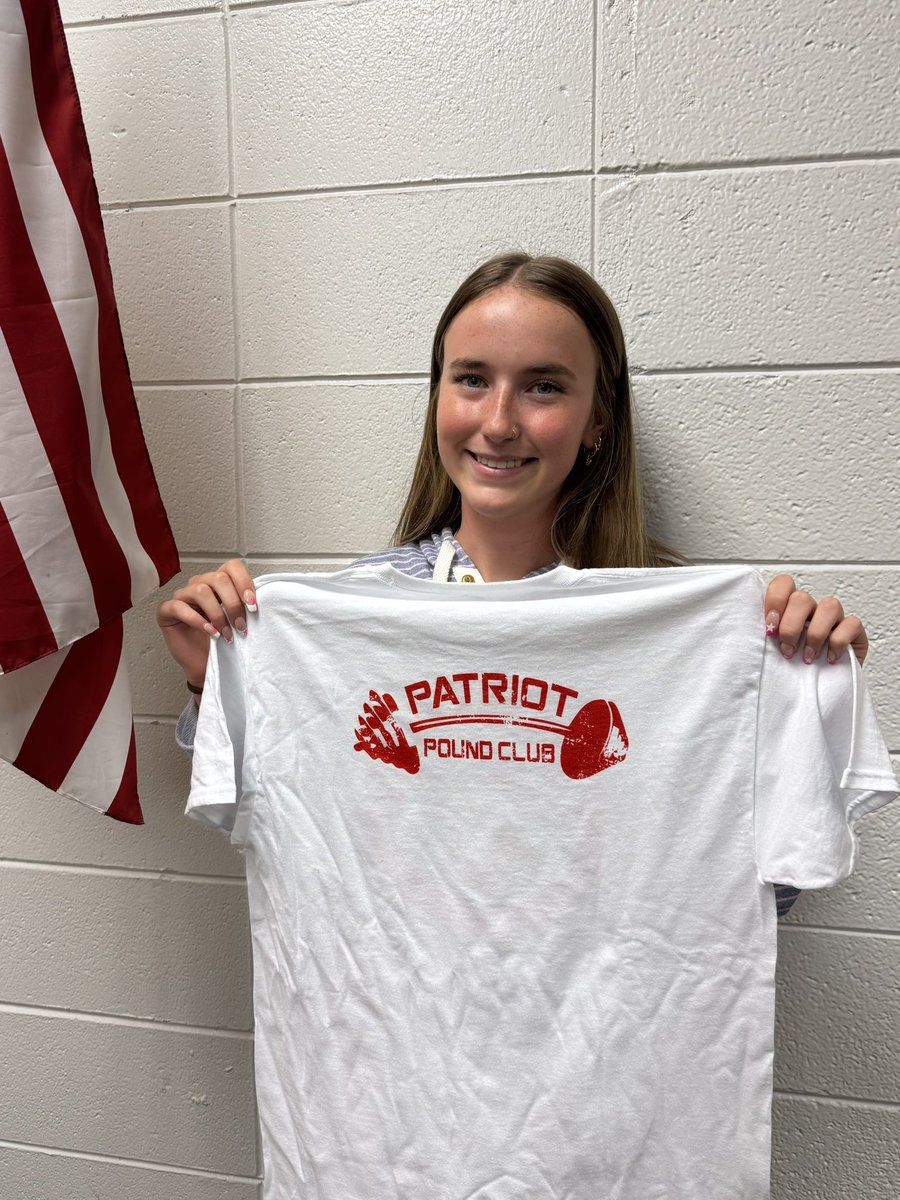 💥 Boom 💥 
Newest member of the Patriot Pound Club: Ava Johnson