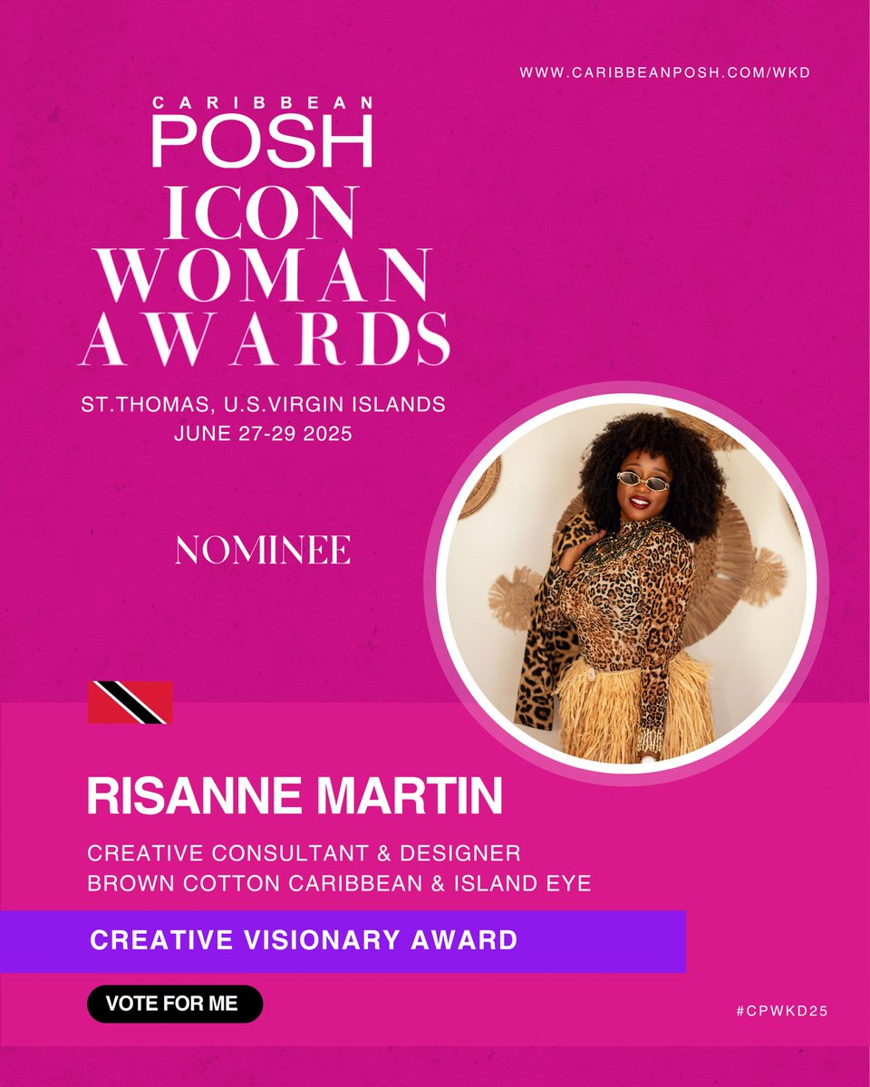 Hey guys! I’ve been nominated for the Creative Visionary Award and I need your vote please🥰
Love you guys and thanks for the support always💛
caribbeanposh.com/wkd/caribbean-…