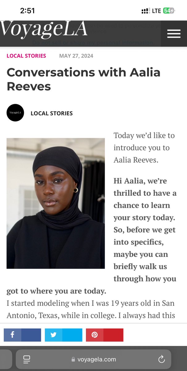 AM_Saleeeem's tweet photo. Uncovering @SaharaReporters LIES;

Firstly — The individual in question, Aalia, is not Nigerian. She hails from Texas, USA, and embraced Islam after converting from Christianity in 2023.

Secondly — It is disheartening to observe certain media platforms in our country persistently disseminating misinformation and biased narratives. Such actions not only misinform the public but also undermine journalistic integrity.

Thirdly — Recent attempts to portray Zamfara, a state that operates under Shari’ah law, as a symbol of extremism are unfounded and misleading. These narratives aim to tarnish the image of Islam by targeting regions like Zamfara, but such efforts have already proven ineffective.

Lastly — In this digital age, where information is readily accessible, it is imperative for individuals to verify facts before forming opinions or making public comments. The spread of unverified information only serves to deepen misunderstandings and divisions.

Below is Aalia short video that I cropped from Youtube and here is a link to the full video https://t.co/ZojqzSzAj3
Her Instagram page https://t.co/90VHIwTrjK
Also her VoyageLA interview https://t.co/9C0bx43ixz