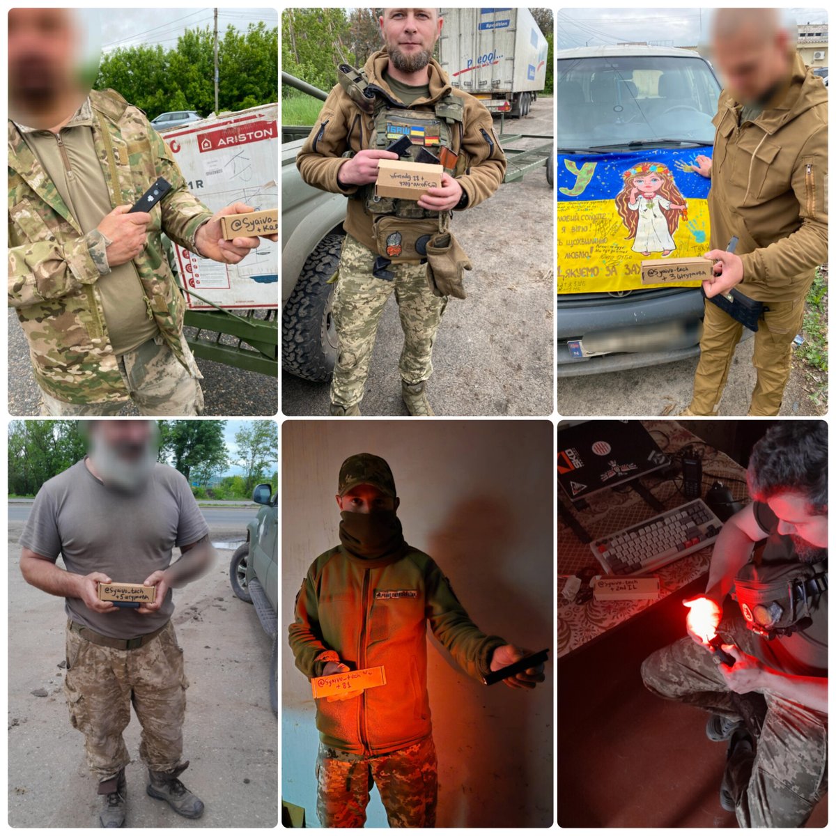 Доставка червоних ліхтариків, подарунків від <a href="/syaivo_tech/">Syaivo</a> в 6 бойових підрозділів Харківської та Донецької області.

Підпишіться на <a href="/syaivo_tech/">Syaivo</a>, друзі, не забудьте. ✨️