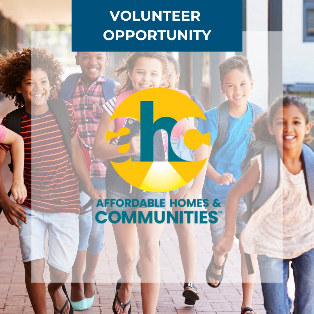 Affordable Homes &amp; Communities is looking for volunteers for its afterschool and teen programs working with elementary and middle school students. AHC runs afterschool programs at seven community centers in Arlington. connect.volunteerarlington.org/need/detail/?n…