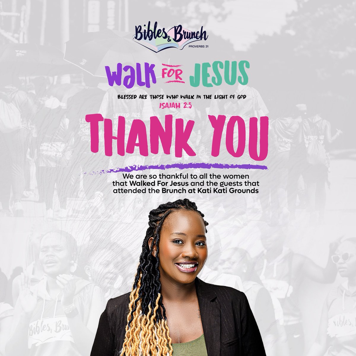 Enan_Rwaboona's tweet photo. What a powerful move of God! 🙌🏽✨
Thank you to all the incredible women who Walked For Jesus and joined the Bibles & Brunch gathering.
Your presence, prayers, and passion lit up Kati Kati Grounds. 🌸
#WalkForJesus
#BiblesAndBrunch https://t.co/IwPiG6EXjF