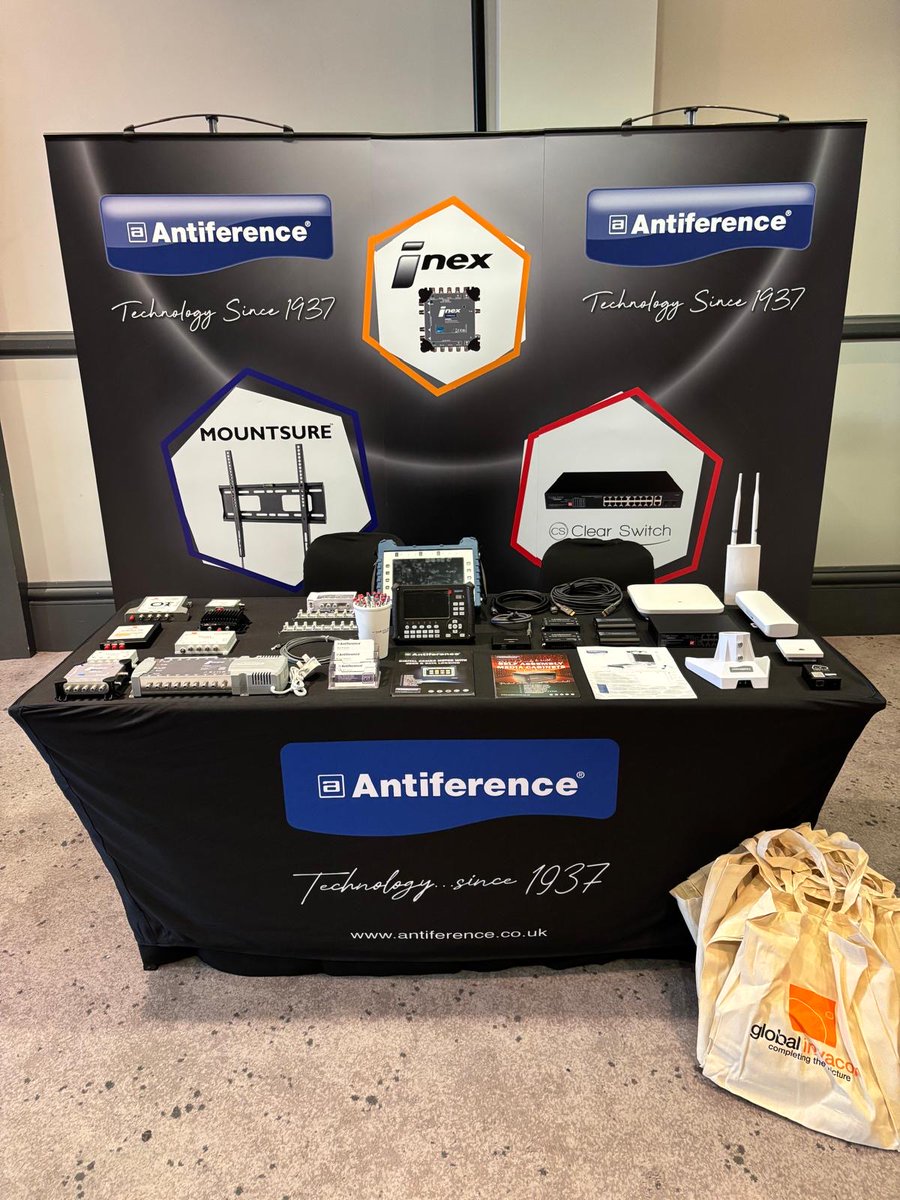 📍 We’re LIVE in Manchester!
Come see the Antiference team from 4pm today at Village Hotel, Pamir Drive, Ashton-Under-Lyne, OL7 0PG.
✅ Free refreshments
✅ AV tech advice &amp; demos
📸 Check out the stand 👇
#Manchester #EvolvingConnectivity #WeAreHere #TechOnTour #Antiference