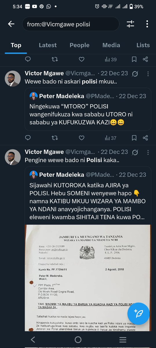 Victor Mgawe tweet media