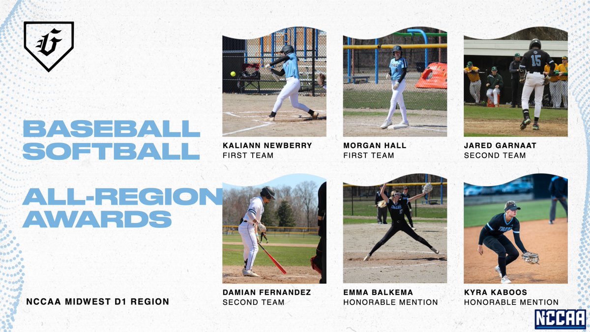 Grace Tigers (@gracetigers) on Twitter photo A strong spring for <a href="/GraceTigersSB/">Grace Christian University Softball</a> and <a href="/GraceTigersBSB/">Grace Christian Baseball</a> landing 6 total players on the NCCAA D1 Midwest All-Region teams!
#RoarTigers A strong spring for <a href="/GraceTigersSB/">Grace Christian University Softball</a> and <a href="/GraceTigersBSB/">Grace Christian Baseball</a> landing 6 total players on the NCCAA D1 Midwest All-Region teams!
#RoarTigers