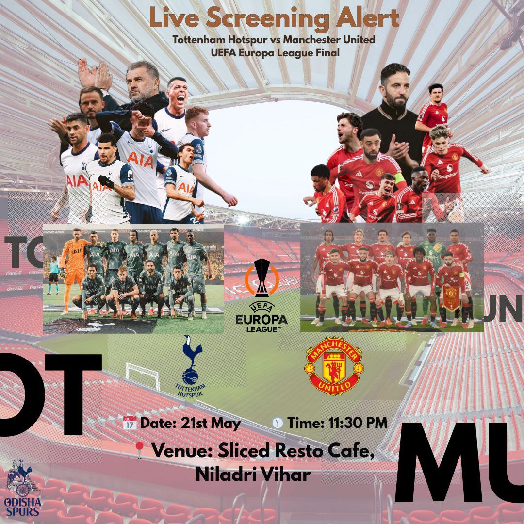 SpursOdisha's tweet photo. One more time, Let's make it loud. Come On You Spurs.

#totmun #UELfinal #coys #odishaspurs https://t.co/hF4mykQeED