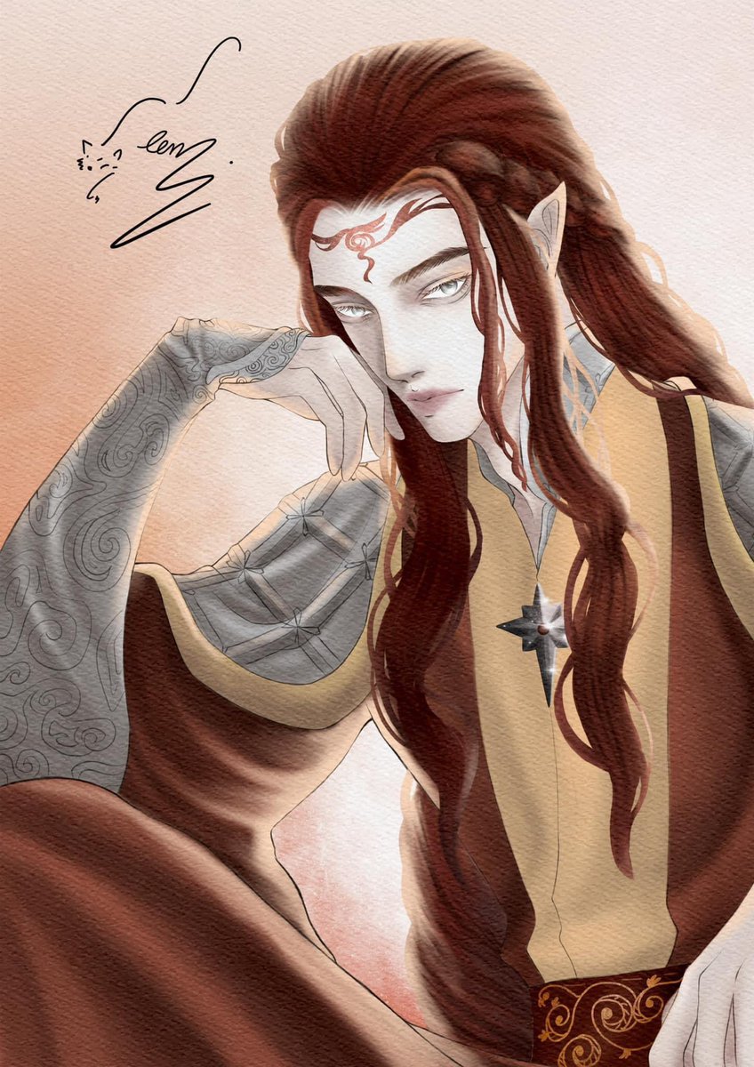 pannutya's tweet photo. Fate has separated us🥹

#silmaril #thesilmarillon #maedhros https://t.co/EvM1pYKX65