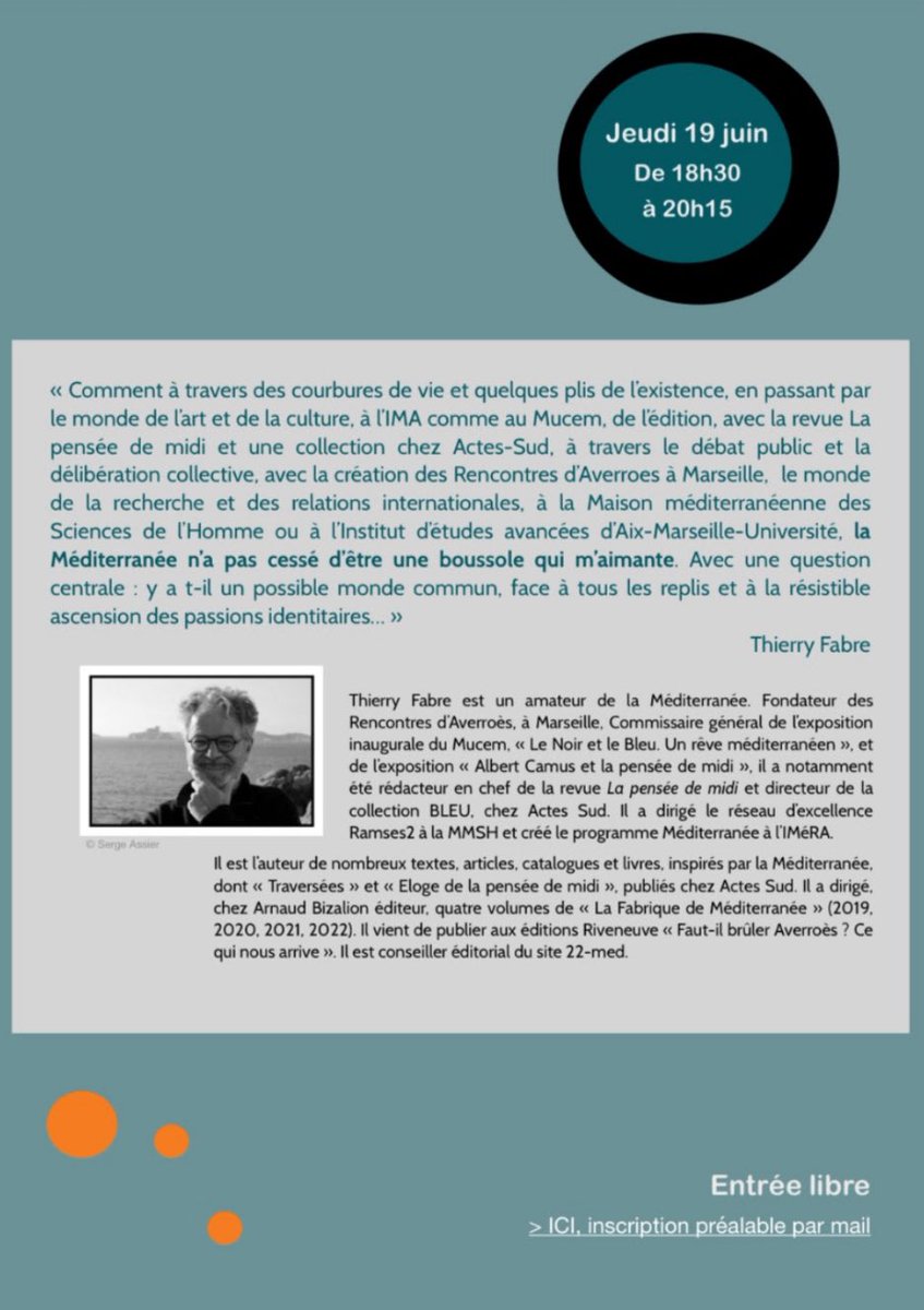 ACFenMAP's tweet photo. 🔹 Séminaire de recherche : Crise(s), rupture(s), reste : ce que le langage fait lorsqu'il défait  
 🗓️ Jeudi 19 juin à Aix-en-Provence de 18h30 à 20h15 

🖋️ Pour s’inscrire : crises.ruptures.reste@gmail.com https://t.co/7oUNkGiz8c