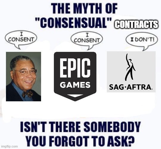 TGekke's tweet photo. @persephynite Why SAG-AFTRA chose to do this. Any other answer is a lie. It’s was joke get out SAG-AFTRA! 😐 https://t.co/nirW22MDw4