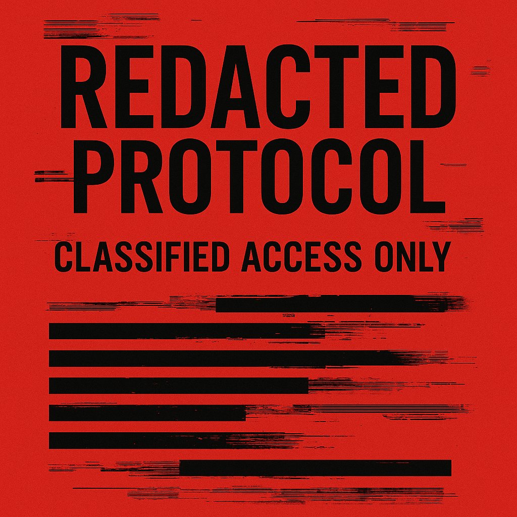 Redacted Redacted Protocol (@RunRedacted) / Posts / X
