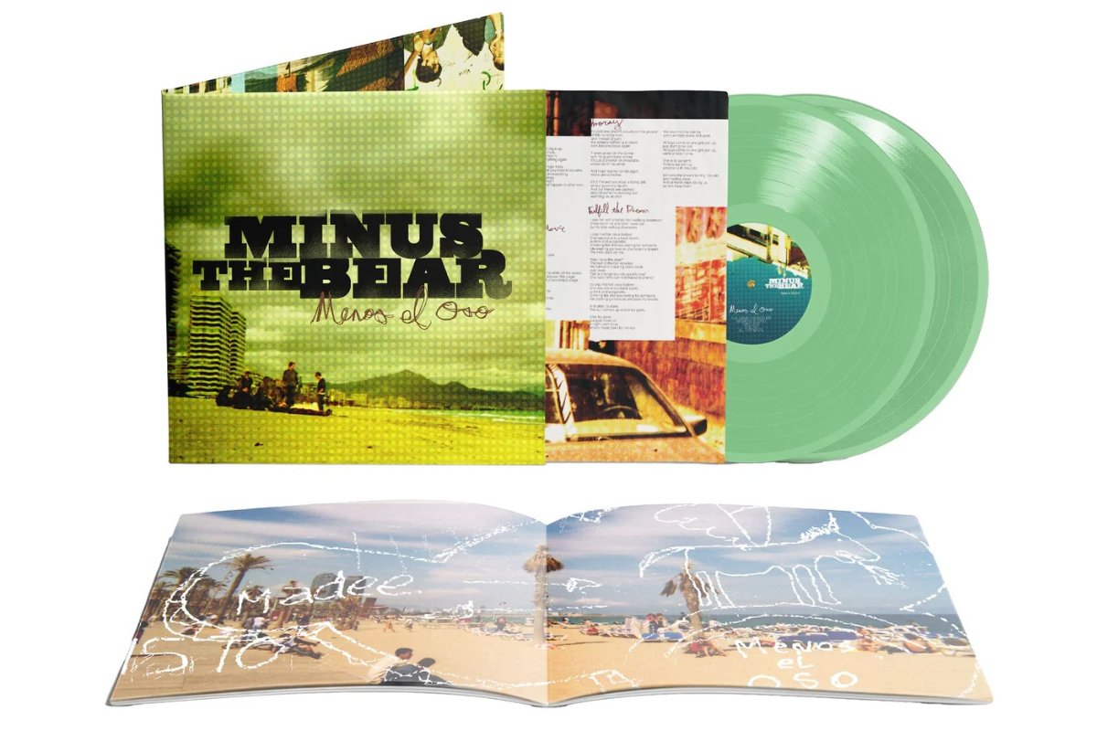 BrooklynVegan (@brooklynvegan) on Twitter photo .<a href="/minusthebear/">Minus the Bear</a> treat 'Menos El Oso' to an expaned 20th anniversary reissue with a photobook. Get our exclusive coke bottle green variant here: shop.brooklynvegan.com/products/minus⦠.<a href="/minusthebear/">Minus the Bear</a> treat 'Menos El Oso' to an expaned 20th anniversary reissue with a photobook. Get our exclusive coke bottle green variant here: shop.brooklynvegan.com/products/minusā¦