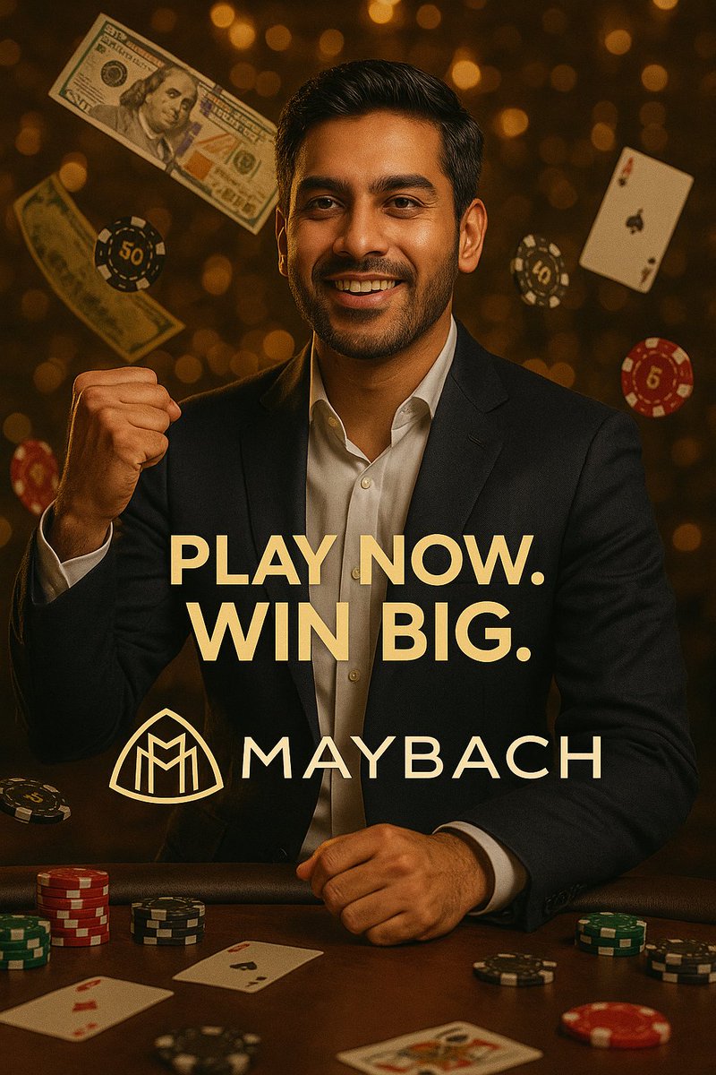 maybachwin's tweet photo. 🎰 Maybach by BondBet
🔥 Where winners are made.
💸 Real players. Real wins.

🔗 https://t.co/Tiw3OeVhAx

 #PlayAndWin #OnlineCasinoIndia #BigWinsOnly #CasinoVibes #TeenPattiIndia #RummyIndia #LuxuryGaming #FeelTheRush #Cricket #CSKvRR https://t.co/dFs4kLVdeO