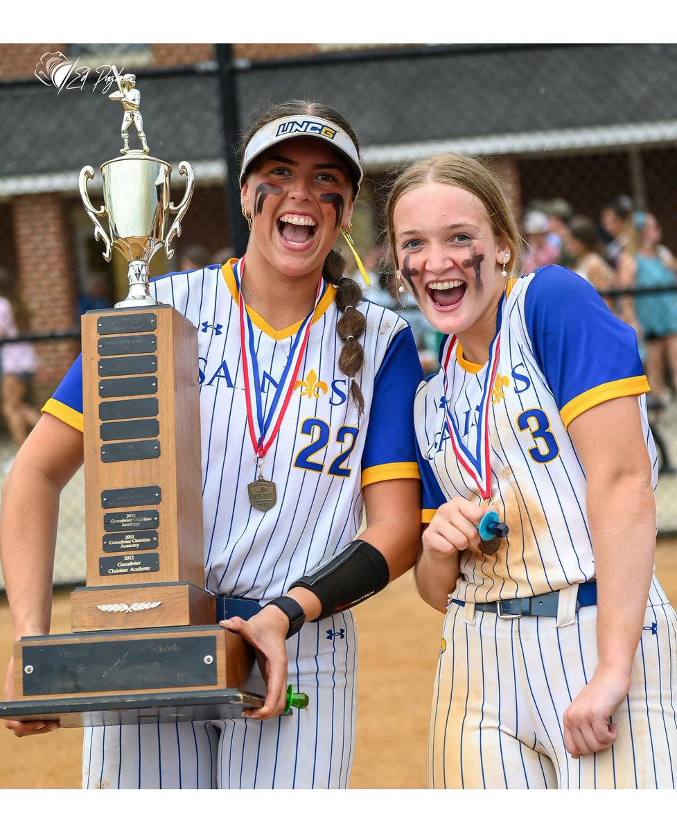 Marin McGowan 2025 (@marinmcgowan25) on Twitter photo Final HS Goal Achieved!!!
VISAA DII State Champs!🏆
In the ⭕️: 15-1, 156 Ks in 75 IP, ERA: 0.929.
➡️7x State Champ
5-🥎, 2-🏐-school record
➡️Broke school record for K's
I feel so blessed to hv been surrounded by great coaches, teammates, & the best catcher! 💪 <a href="/GrovesMalli/">Malli Groves 2025</a> Final HS Goal Achieved!!!
VISAA DII State Champs!🏆
In the ⭕️: 15-1, 156 Ks in 75 IP, ERA: 0.929.
➡️7x State Champ
5-🥎, 2-🏐-school record
➡️Broke school record for K's
I feel so blessed to hv been surrounded by great coaches, teammates, & the best catcher! 💪 <a href="/GrovesMalli/">Malli Groves 2025</a>