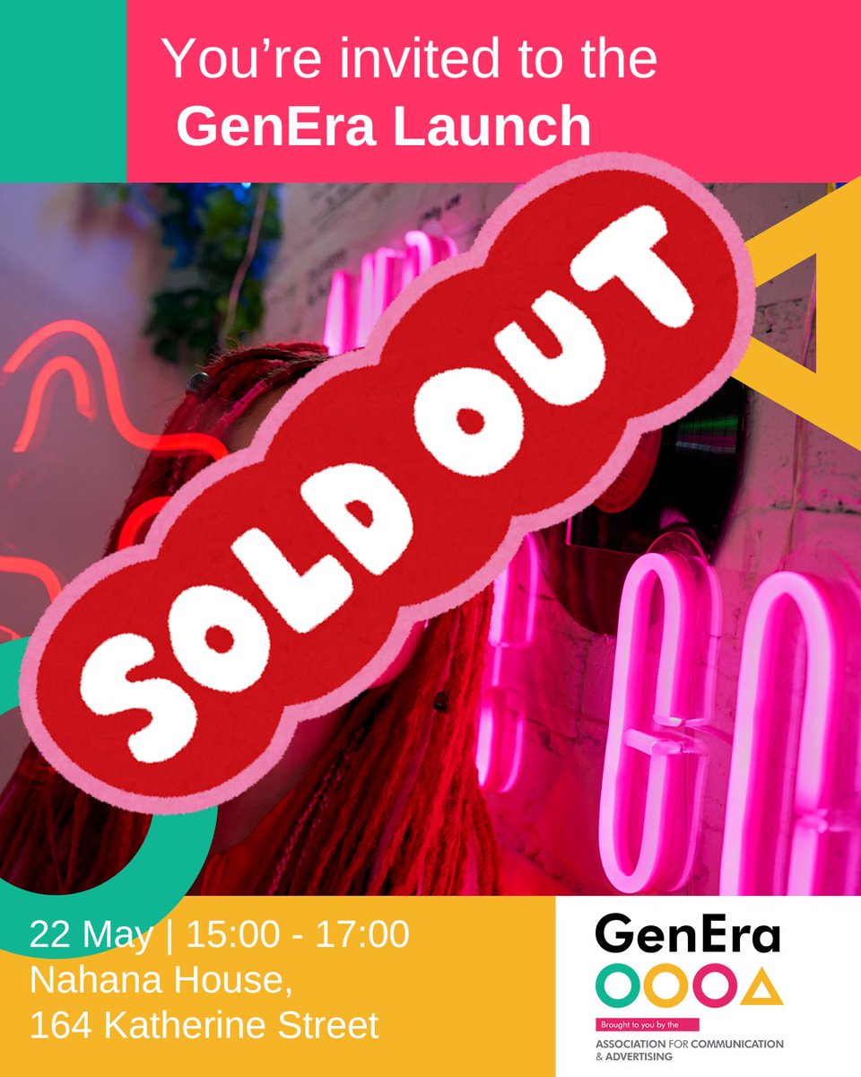 That’s a wrap on RSVPs.
We’re FULL. 
We’re READY. 
LET'S GO!!

Stay tuned for pics, highlights, and all the energy from the first GenEra event.

#GenEra #SOLDOUT #YoungProfessionals #ACA