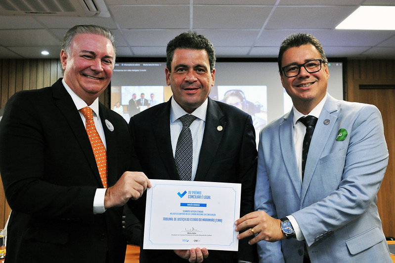 TJMA recebe menção honrosa no XV Prêmio Conciliar é Legal do CNJ. Tribunal obteve o maior índice de composição de conflitos entre os tribunais estaduais durante a Semana Nacional da Conciliação 2024. tjma.jus.br/midia/portal/n…