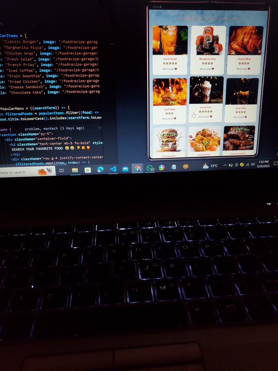 Techman_Dev's tweet image. My first frontend project is live!
Built a food recipes website using React, Vite, and a lot of love for clean UI.
Would love your feedback! #ReactJS #Vite #100Devs #WebDevelopment #programmer #Nigeria