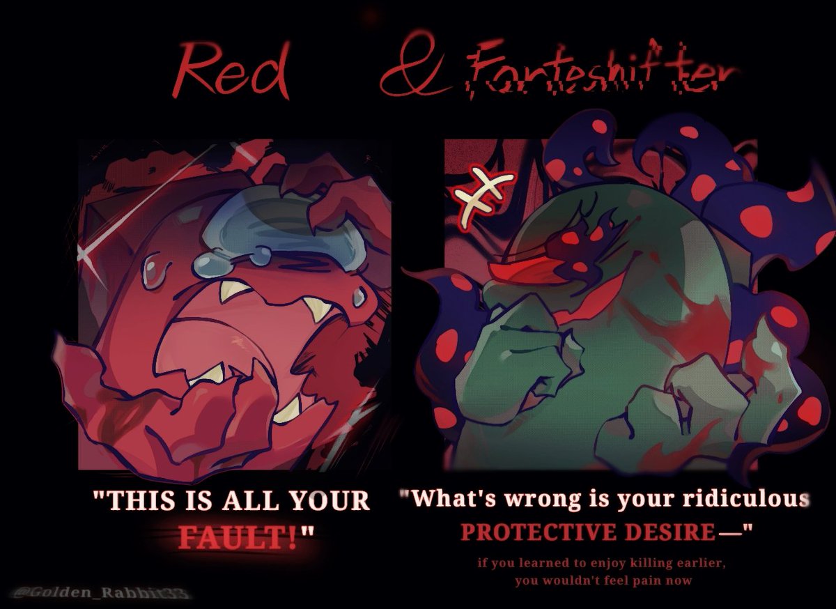 Random draw combination
Red &amp; Forteshifter
(I like to play random character combination draws recently)
#rodamrix #rodamrixfanart
#amongusfanart