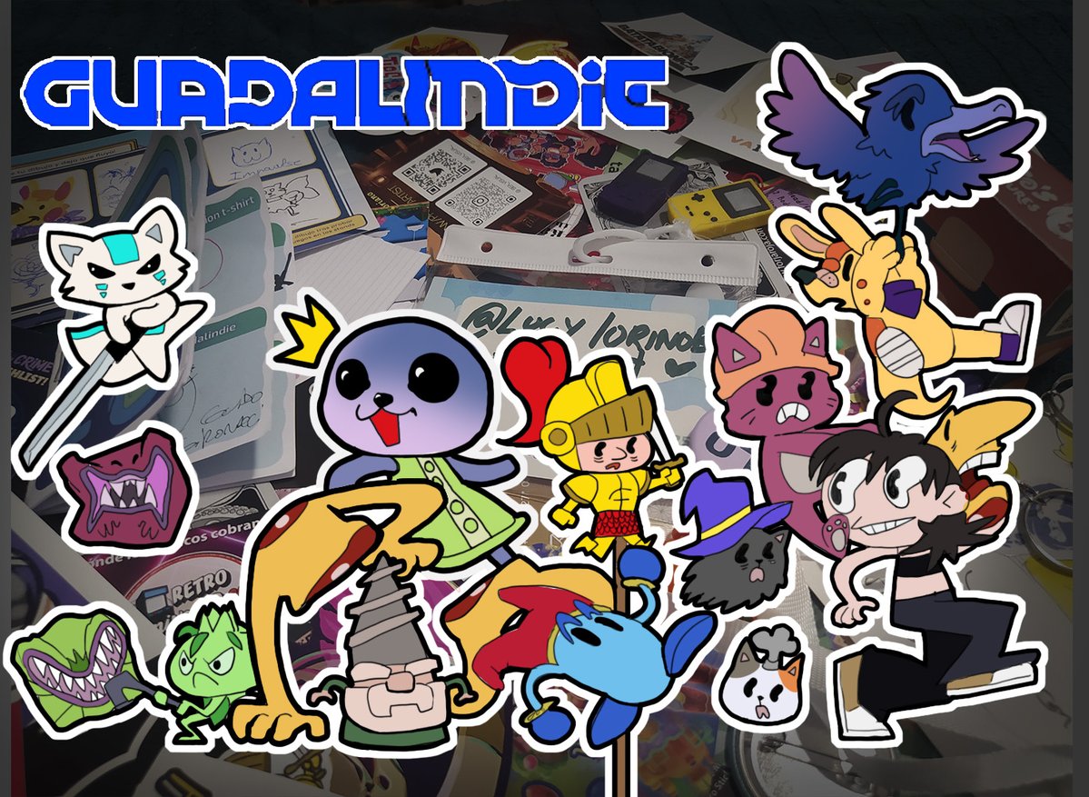 Acabo de volver de #guadalindie25 
 Y me llevo algo que a veces se pierde en la industria:
El amor por crear algo propio.

Gracias a todos por crear juegos que te traen diversión, melancolía y adicción 🩷 van todos directos a mi wishlist!