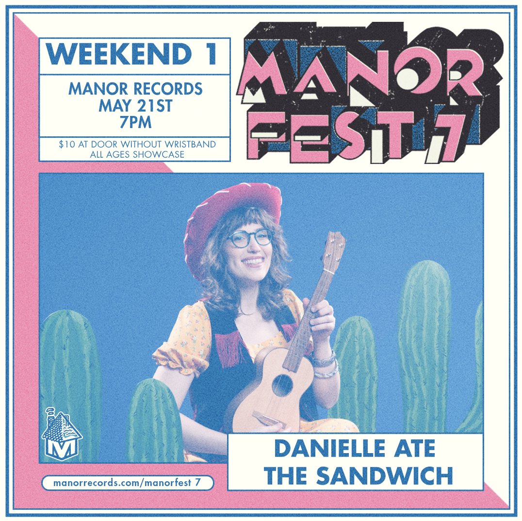 Manor Fest 7 starts this week and I'm kicking things off at Manor Records on Wed. May 21st at 7pm! manorrecords.com/manorfest7