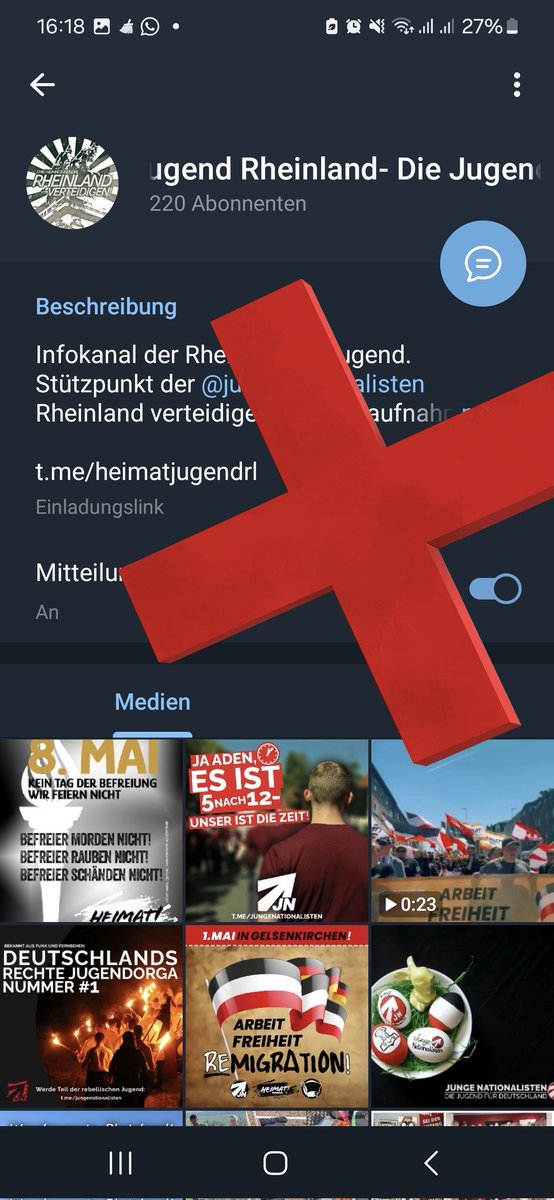 KoelnAnonymous's tweet photo. „Ja, Aden klärt.
Und ihr? Heult weiter.“
Rechte Nachwuchstruppe dreht durch, weil @recherche_nord Licht ins Dunkel bringt.
Danke André – antifaschistische Aufklärung bleibt nötig.
#AdenWirkt #JNmelden #RechercheNord #fcknzs #Antifa #RemigrationVerhindern #NPDverbot https://t.co/WWv1aKz0oB