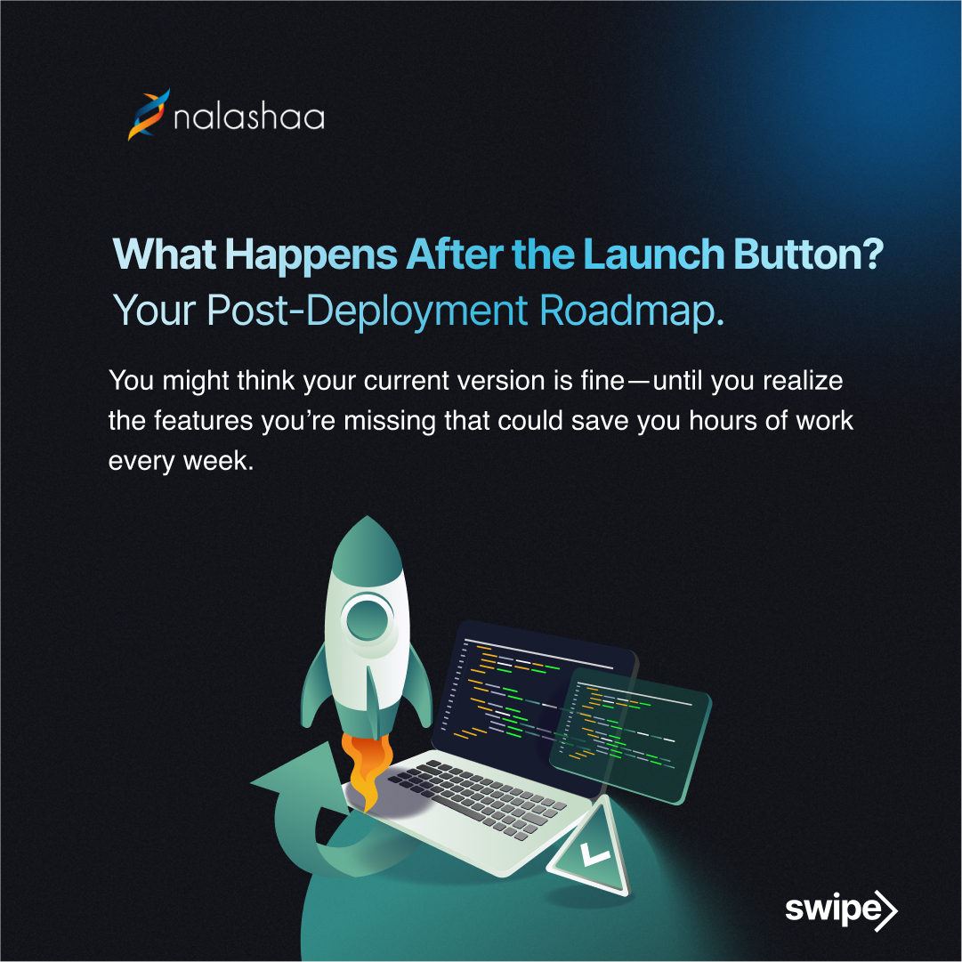 nalashaa's tweet image. The launch isn’t the finish line—it’s the start of version 1.0’s real life.
Post-deployment isn’t about babysitting code. It’s about visibility, control, and staying one step ahead.
Learn More: nalashaa.com/product-engine…
#WMJRNC #WebAppDeployment