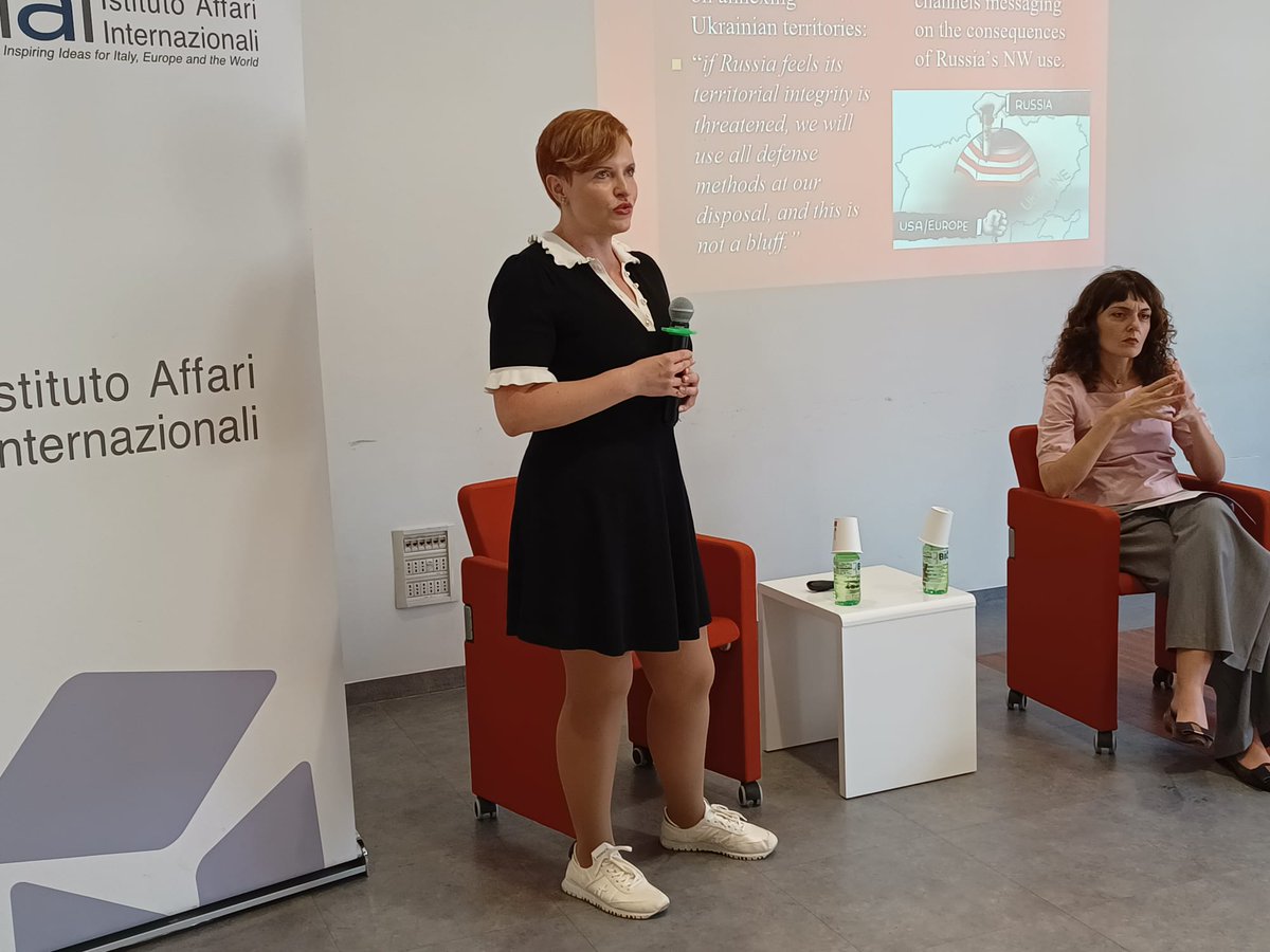 Istituto Affari Internazionali - IAI (@iaionline) on Twitter photo <a href="/PSinovets/">Polina Sinovets</a>: Russia’s war on Ukraine has increased the role of nuclear deterrence as a policy tool, demonstrated the limits of nuclear compellence as well as accelerated future risks based on deterrence vs. escalation <a href="/PSinovets/">Polina Sinovets</a>: Russia’s war on Ukraine has increased the role of nuclear deterrence as a policy tool, demonstrated the limits of nuclear compellence as well as accelerated future risks based on deterrence vs. escalation