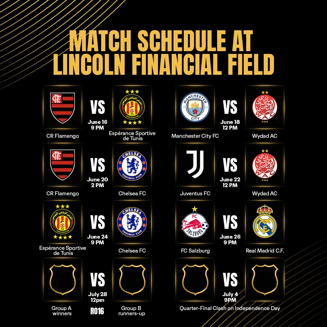 Reading Terminal Market (@rdgterminalmkt) on Twitter photo Big things are coming to Philly... ⚽🎉
We're less than 30 days out from the 2025 <a href="/FIFACWC/">FIFA Club World Cup</a>!
Consider RTM your go-to place to shop and fuel up for watching soccer's best players shine on the global stage.
🎟️: fifa.com/en/tournaments…
#FIFACWC #TakeItToTheWorld Big things are coming to Philly... ⚽🎉
We're less than 30 days out from the 2025 <a href="/FIFACWC/">FIFA Club World Cup</a>!
Consider RTM your go-to place to shop and fuel up for watching soccer's best players shine on the global stage.
🎟️: fifa.com/en/tournaments…
#FIFACWC #TakeItToTheWorld