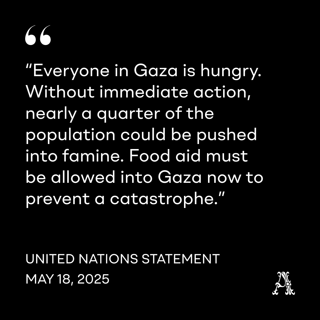 The U.N. is warning that 14,000 babies could die in the next 48 hours if Israel continues to block aid trucks, carrying essential baby food and nutrition, into Gaza.

Israel allowed just five aid trucks into Gaza on Monday, a “drop in the ocean” of what’s required, warns U.N.