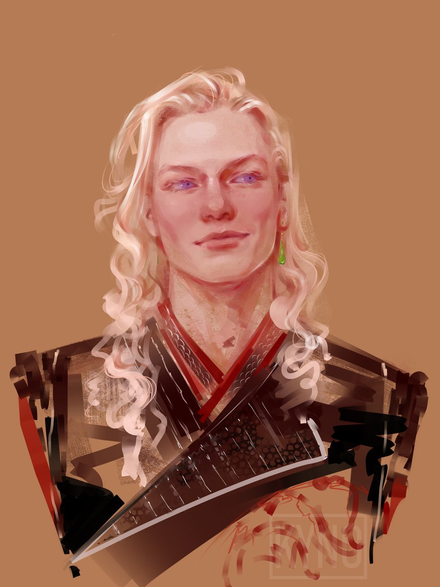bookrhaenyra's tweet photo. “Alyssa is for Baelon.” Queen Alysanne declared.
“She has been following him around since she could walk.”

art by @vesperkyno https://t.co/NP0AE6dNPE