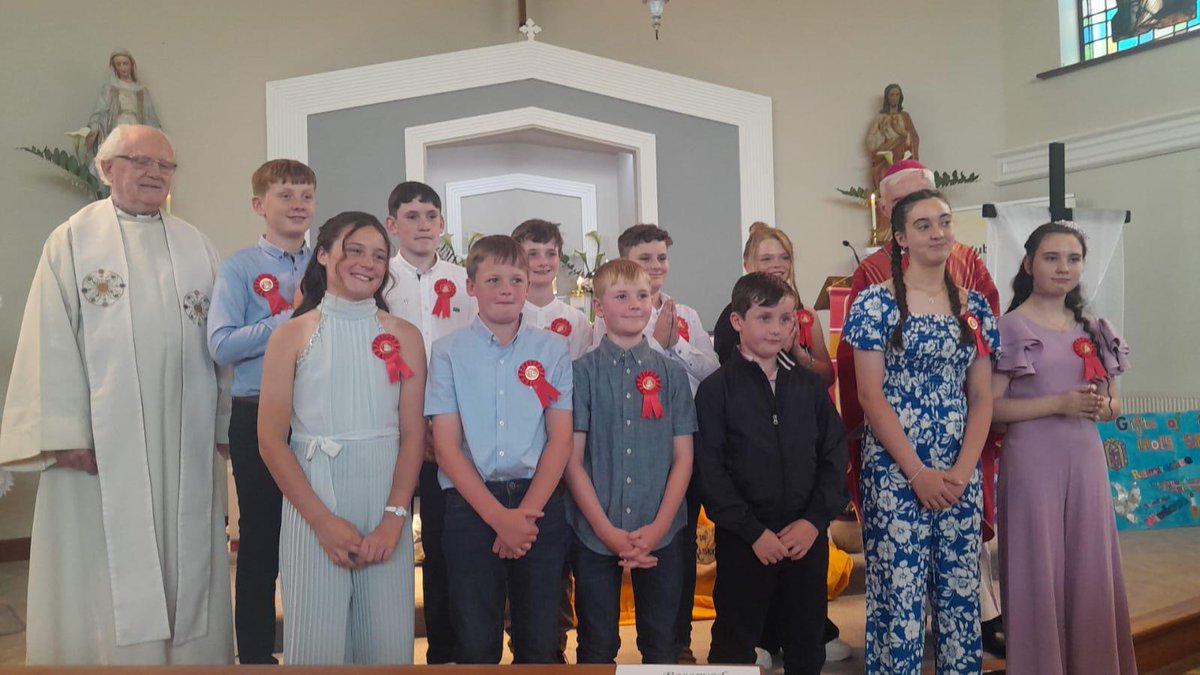 Congratulations to our boys and girls in 5th &amp; 6th class who received the Sacrament of Confirmation today 🕊️ 🙏 

It was a beautiful ceremony We’re so proud of the effort they put into preparing for their special day. 
Hope everyone has a lovely day celebrating 😊