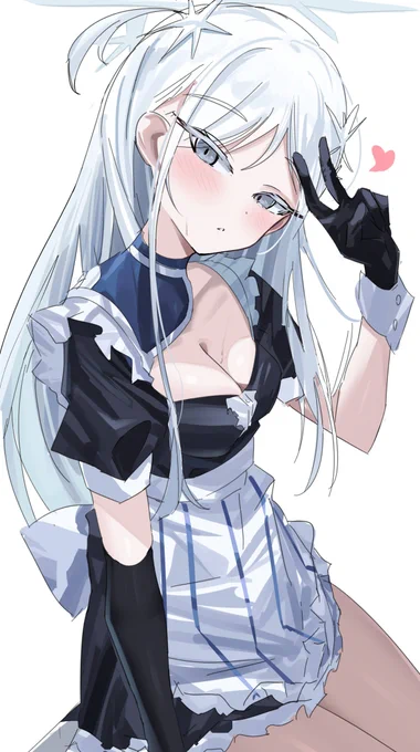 ナグサ(メイド服)#ブルーアーカイブ #ブルアカ 