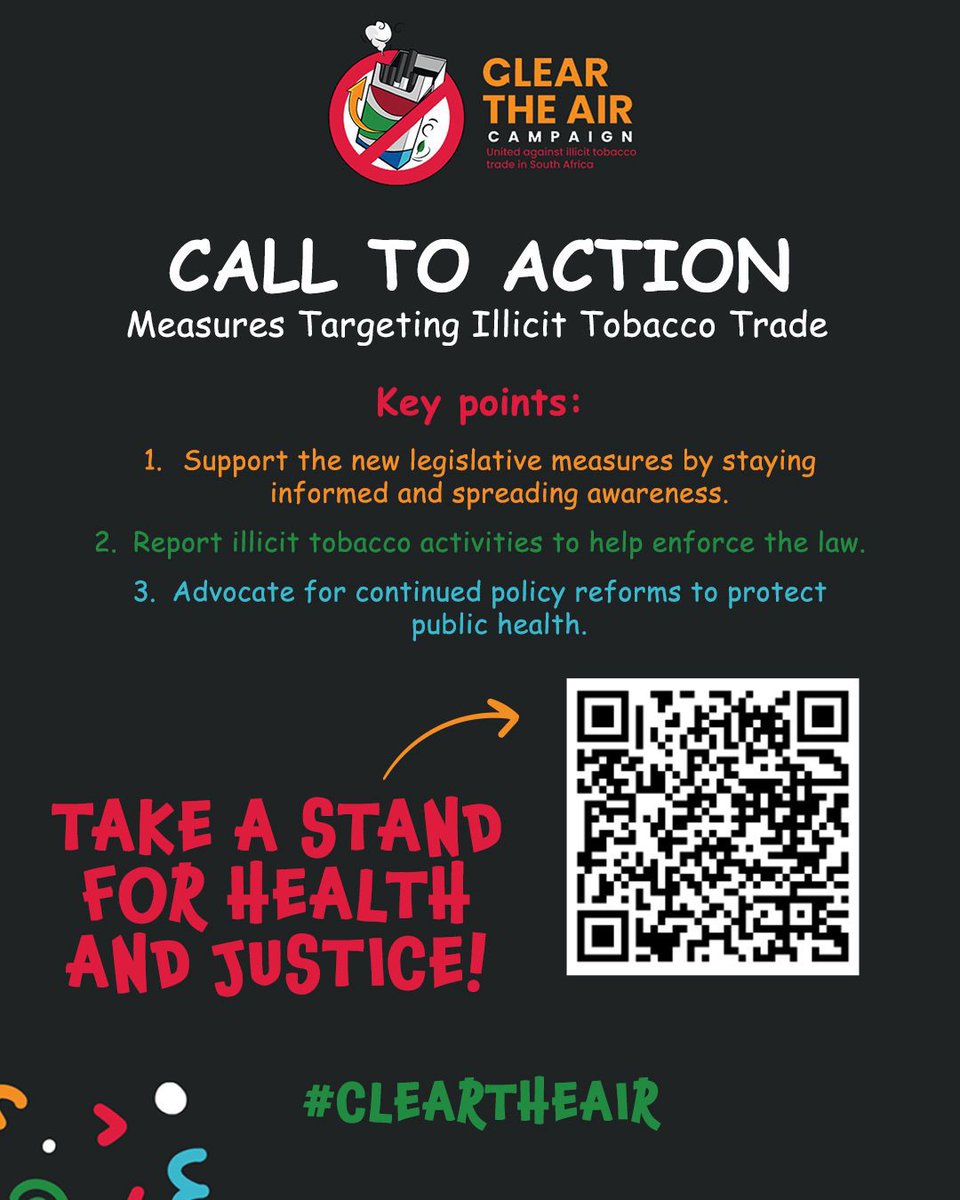 comforttenyeko's tweet photo. This isn’t just a tax issue—it’s a system failing its people. The illicit trade thrives because we let it.

Expose the truth. Demand accountability. Take action today. 👉 https://t.co/DDhEtRslCd

 #ClearTheAir #NoToIllicitTobaccoTrade @ClearTheAirZA https://t.co/ocBPEcH3AX