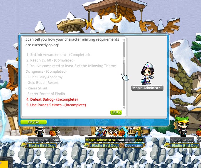 iamjiro06's tweet photo. 3days playing @MaplestoryU and since launch (except for the day it went to maintenance) though.. I'm proud that I am one of its early players, I'm now lvl 65 and able to mint and sell on-chain items ..We're just gearing up for the exciting parts.
NESO > $NXPC 🥰
#gMSU #gKaito https://t.co/PIv9BT1d7m