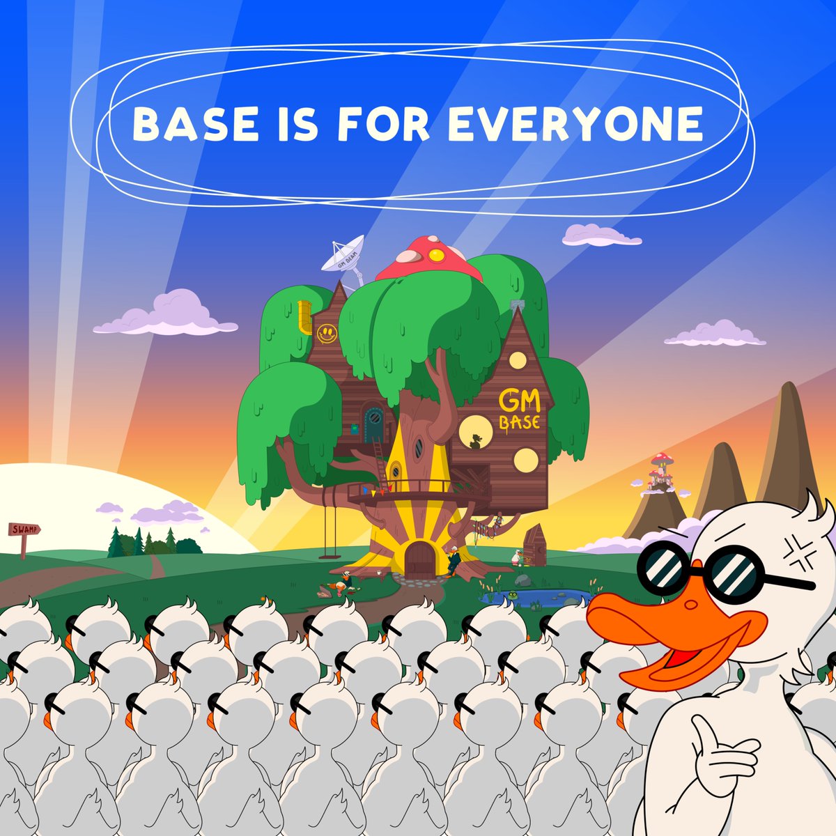 gm_base's tweet image. For everyone, including you!

Stay based. 🔵