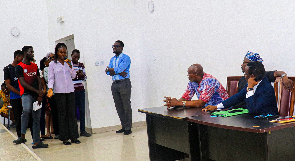 LASUCOM (LASU, College of Medicine) (@lasucomofficial) on Twitter photo 📰 "No Magic Wand, But Progress is Certain," Provost Tells Students at Interactive Forum
<a href="/Profidowu/">Olufemi Idowu, Neurosurgeon</a> called for resilience as he met with LASUCOM students on Monday, 19th May 2025 to address pressing concerns relating to academics, welfare & infrastructural development. 📰 "No Magic Wand, But Progress is Certain," Provost Tells Students at Interactive Forum
<a href="/Profidowu/">Olufemi Idowu, Neurosurgeon</a> called for resilience as he met with LASUCOM students on Monday, 19th May 2025 to address pressing concerns relating to academics, welfare & infrastructural development.