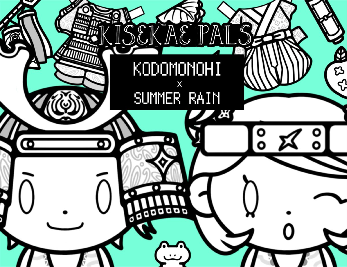 2aus2bri2's tweet photo. 🥷KISEKAE PALS ☆ KODOMONOHI x SUMMER RAIN ☔️
Printable Coloring pages paper dolls set on my #etsystore 🎨🖌️
https://t.co/cxc10j94wu
⇧ Perfect activity for kids! ⇧
#Coloringsheets #kidsactivities #Coloringpages #KISEKAEPALS #Paperdolls #Japan #KODOMONOHI #SAMURAI #NINJA https://t.co/hV54br6IHz