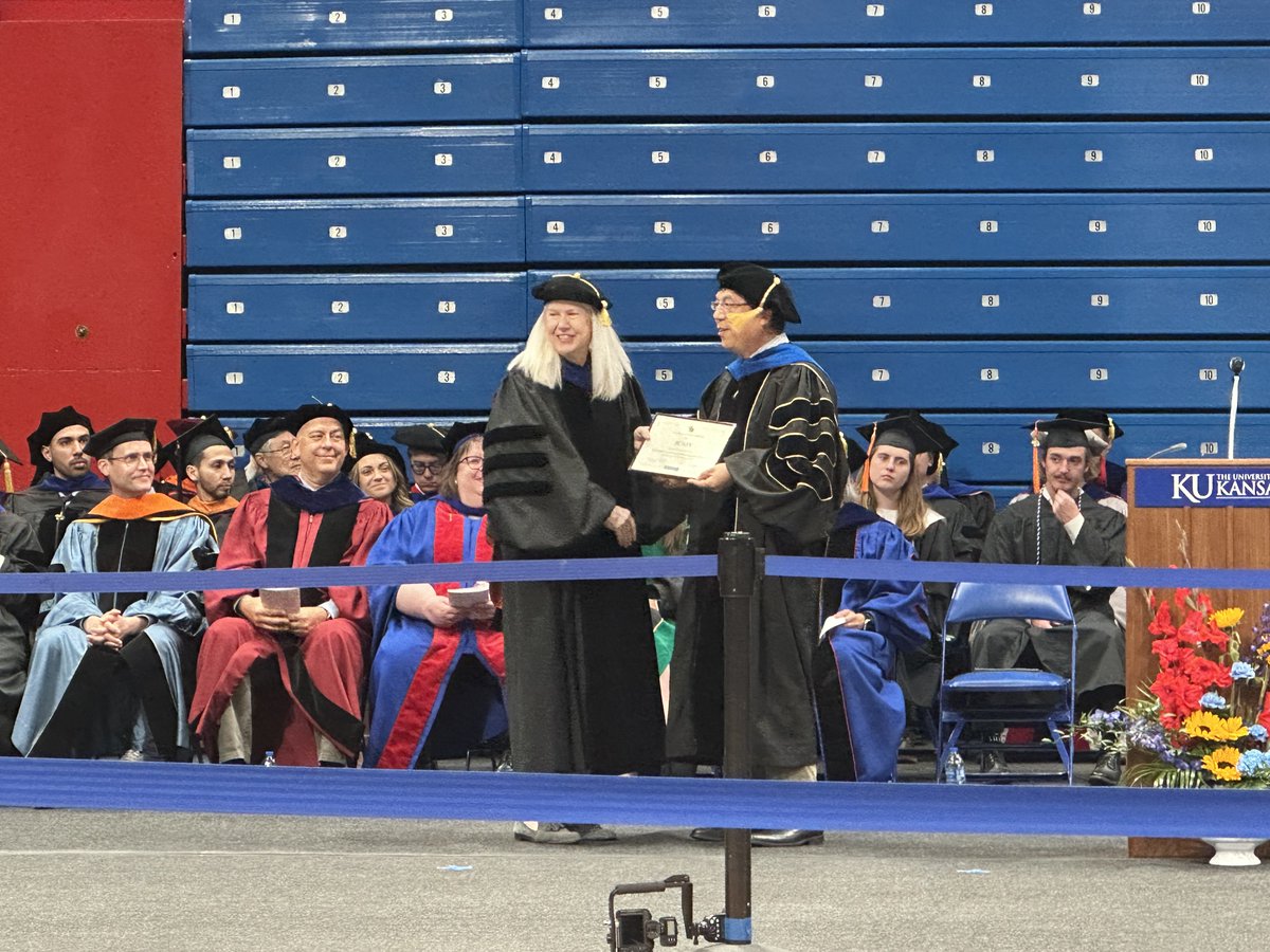 KUCEAE's tweet photo. 👏 Big congratulations to the CEAE 2025 #KUEngineering award winners!
🏅 Rémy Lequesne – Gould Mentoring Award
🏅 Jie Han – Miller Service Award
🏅 Ted Peltier – Sharp Professorship
🏅 Pedro Marquez Pesantez – Outstanding Master’s Student (CEAE)
#KUgrads https://t.co/bcKx4fn9AV