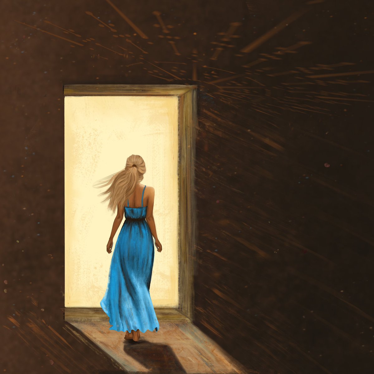 Avadi_art's tweet image. GE💚 NEW DROP 

“Toward the light” 
  1/1 99XTZ
#Skurpy #TEZOSTUESDAY  #object

The story should be listened with music, turn it on in your head pls

Gently, I drift toward the light— a sacred glow spilling through the doorway. I hover at the threshold, breath held in stillness.