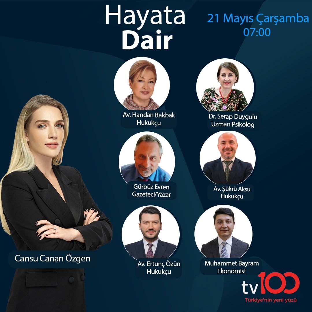 TV100 (@tv100) on Twitter photo 📍Kayseri'de öz kızına iğrenç mesajlar gönderen baba ne ceza alacak?
📍Merkez Bankası'nın yıl sonu enflasyon tahmini değişecek mi?
📍Bahçeli'nin teklif ettiği komisyon kurulacak mı?
Cansu Canan Özgen (<a href="/cansucananozgen/">Cansu Canan Özgen</a>) soruyor;
Hukukçu Av. Handan Bakbak (<a href="/HandanBakbak/">Avukat Arabulucu Handan BAKBAK</a>)
Uzman 📍Kayseri'de öz kızına iğrenç mesajlar gönderen baba ne ceza alacak?
📍Merkez Bankası'nın yıl sonu enflasyon tahmini değişecek mi?
📍Bahçeli'nin teklif ettiği komisyon kurulacak mı?
Cansu Canan Özgen (<a href="/cansucananozgen/">Cansu Canan Özgen</a>) soruyor;
Hukukçu Av. Handan Bakbak (<a href="/HandanBakbak/">Avukat Arabulucu Handan BAKBAK</a>)
Uzman