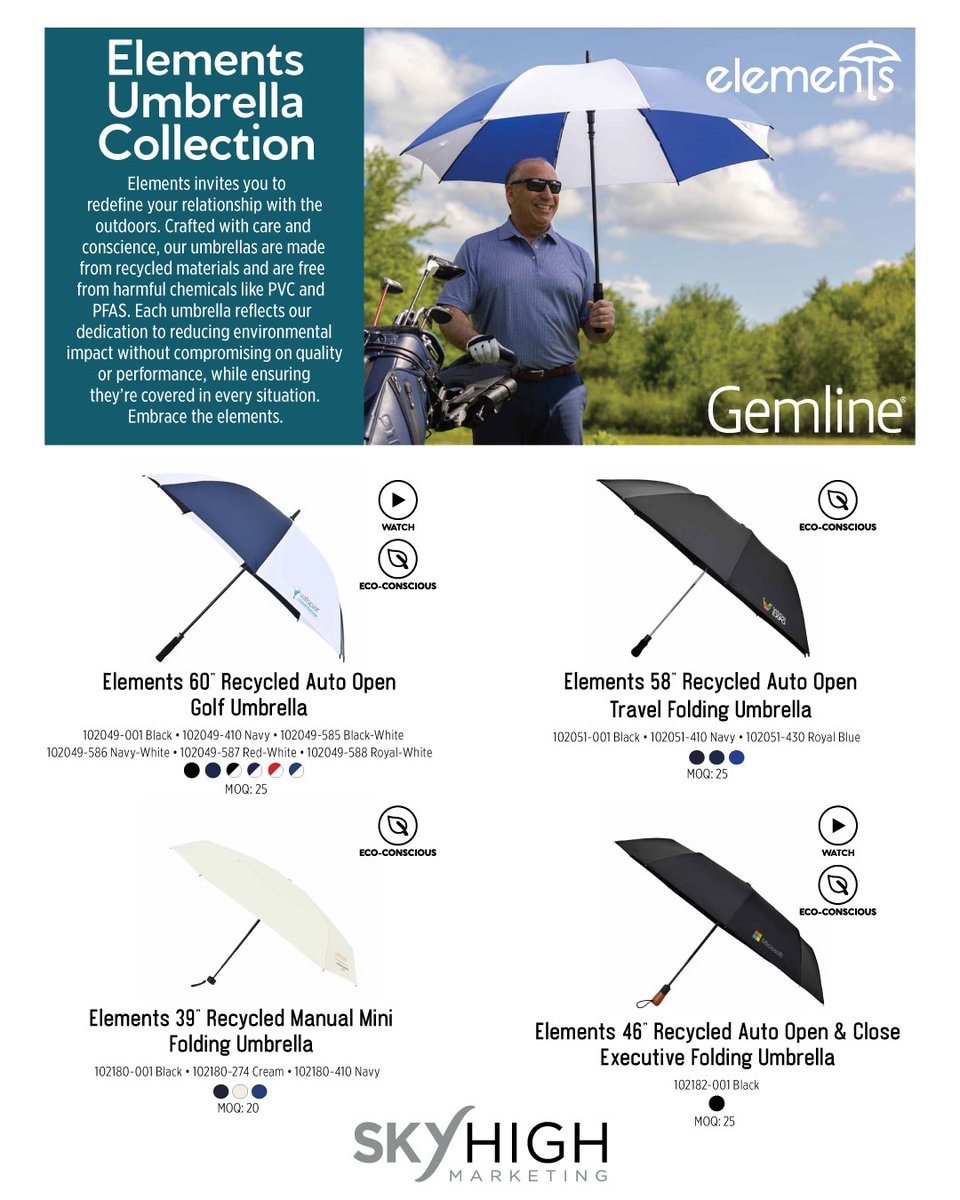 Embrace the elements with umbrellas made from recycled materials! ☔️♻️ #recycle