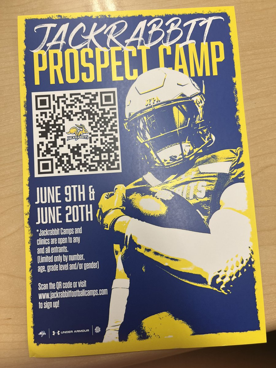 Thanks <a href="/GoJacksFB/">SDSU Football</a> for the camp invite! <a href="/CoachBangSDSU/">Coach Mike Bangtson</a> <a href="/CoachTWils/">Tom Wilson</a> <a href="/mikefontana65/">Mike Fontana</a> <a href="/knightsnclones/">Andy Pollock</a>