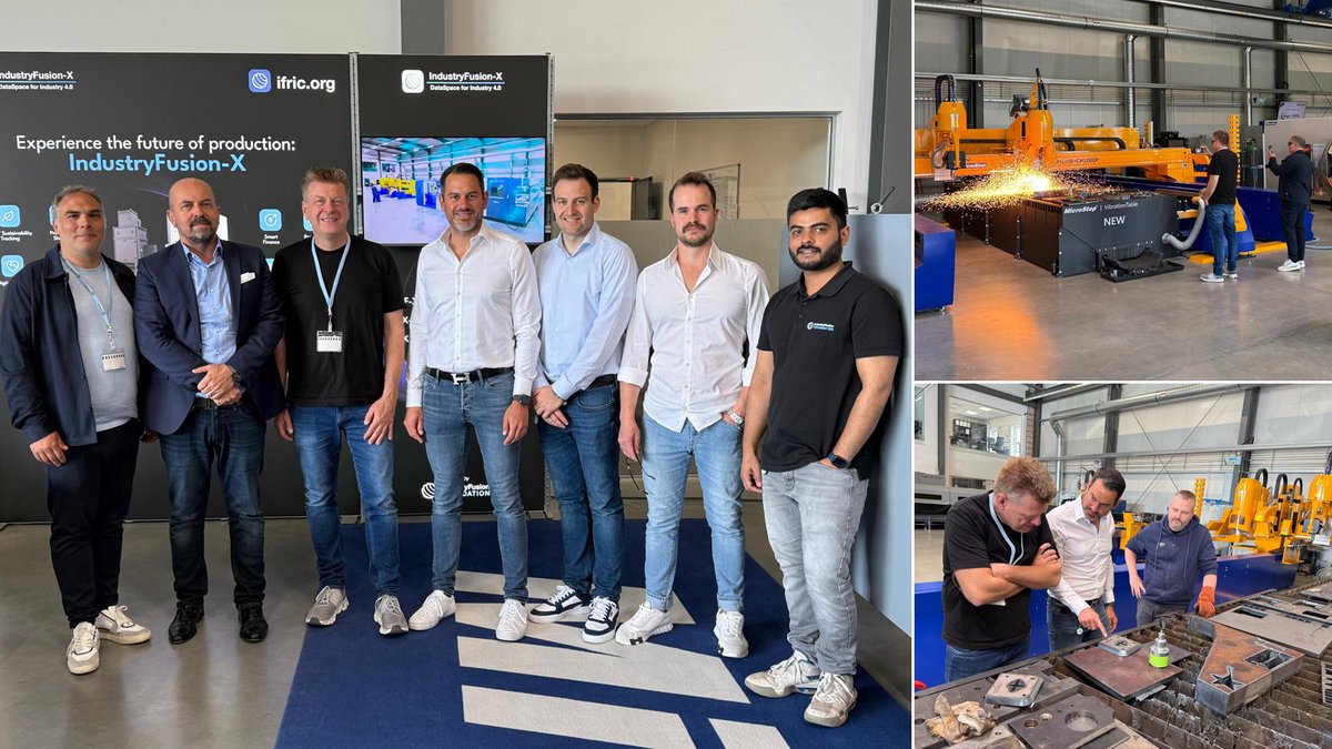 Heute durften wir Achim Weiß (CEO, IONOS) und Claudio Serrano (Global SVP Sales, IONOS) im IndustryFusion DemoLab begrüßen. Dabei ging es um die Zukunft der Industrie: IndustryFusion-X – die Open-Source-Vernetzungslösung für eine Digitalisierung des Shopfloors.💡