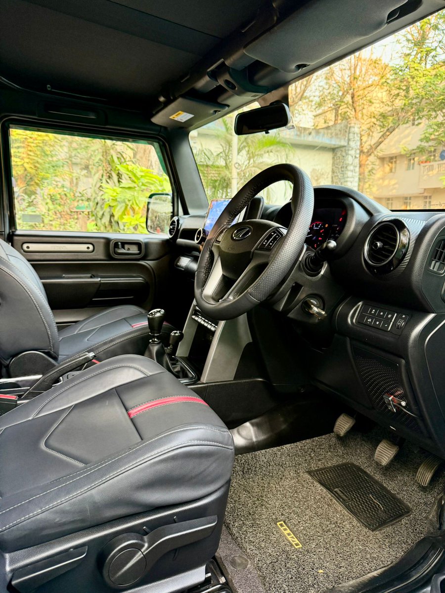 RentifyC19158's tweet photo. Want to drive a Mahindra Thar? Now you can — Self Drive @ just ₹5000/day!
No driver. No limits. Just you, the road &amp; total freedom. 
Perfect for road trips or city rides in Navi Mumbai.
👉 CLICK LINK IN BIO to book now!
 #SelfDriveThar #rentalcar https://t.co/PBo45HOPpd