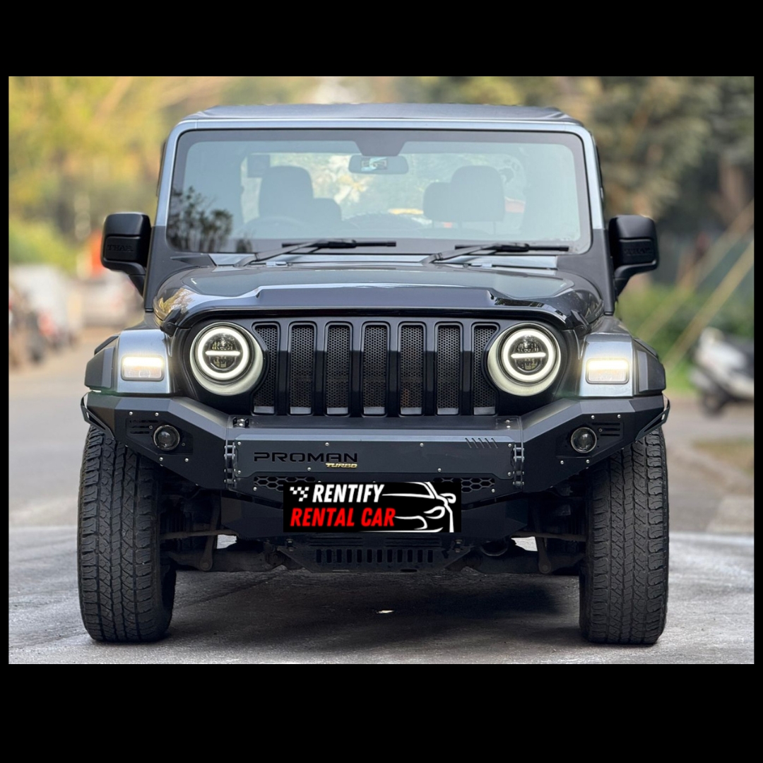 RentifyC19158's tweet photo. Want to drive a Mahindra Thar? Now you can — Self Drive @ just ₹5000/day!
No driver. No limits. Just you, the road &amp; total freedom. 
Perfect for road trips or city rides in Navi Mumbai.
👉 CLICK LINK IN BIO to book now!
 #SelfDriveThar #rentalcar https://t.co/PBo45HOPpd